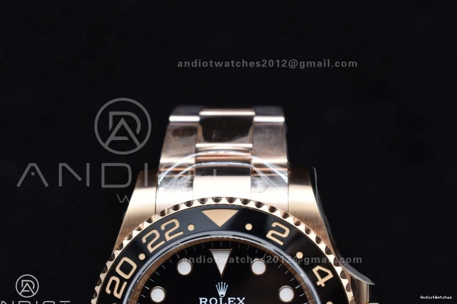 ARF 126715 II 864 Edition Best Master SH3285 1:1 CHS 904L CHNR New WrinkleFree GMT Bracelet SS RG on 0205